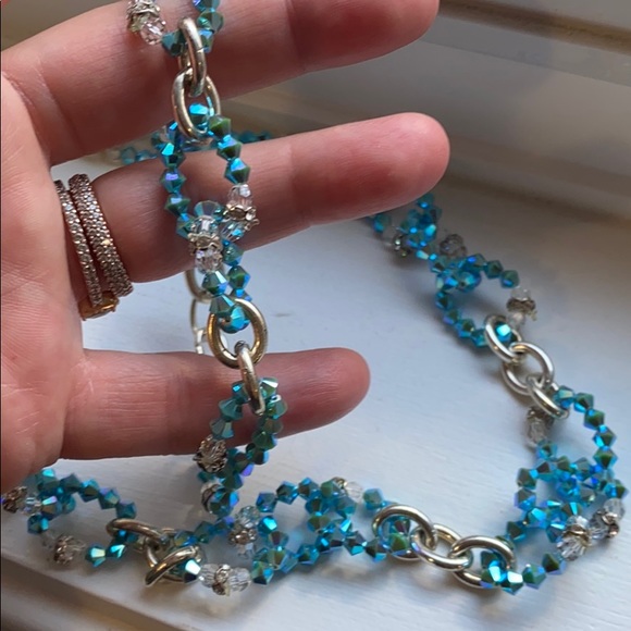 Swarovski necklace + bracelet - Picture 2 of 4